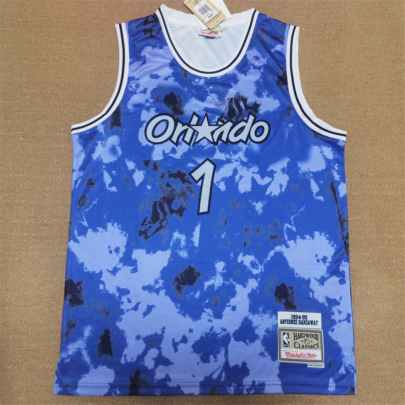 Men Orlando Magic #1 Hardaway Blue Season 2025 NBA Jersey->orlando magic->NBA Jersey